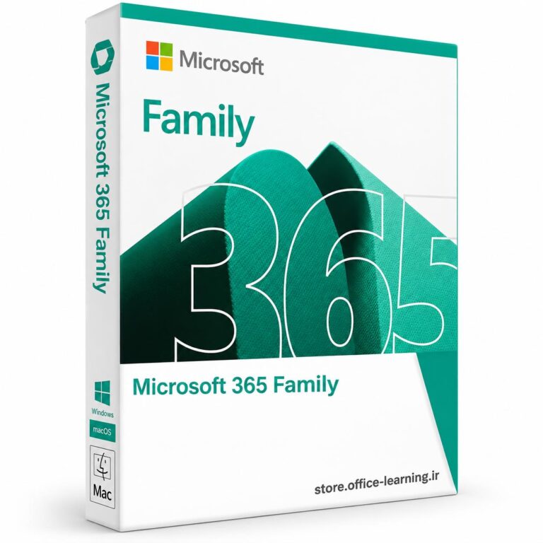 خرید لایسنس Microsoft 365 Family اورجینال (۶ کاربر + Copilot)
