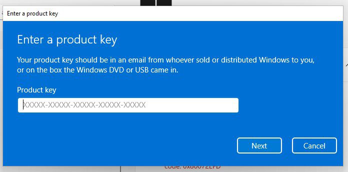 لایسنس فعالسازی ویندوز 11