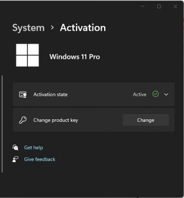فعال سازی ویندوز 11 - Windows 11 Activation