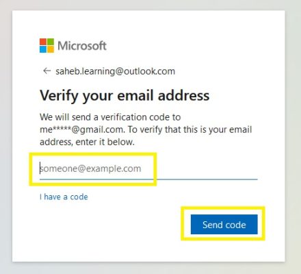 فعالسازی ایمیل ریکاوری اکانت مایکروسافت